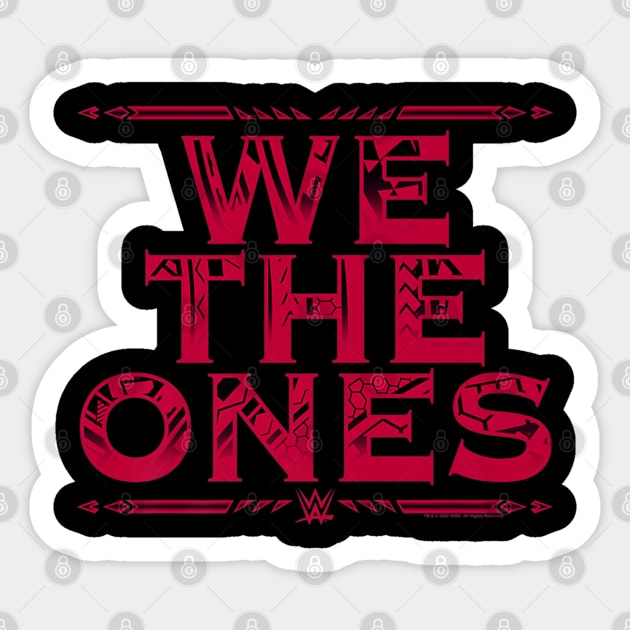 The Bloodline We The Ones Blood Red Text Logo Sticker by Holman